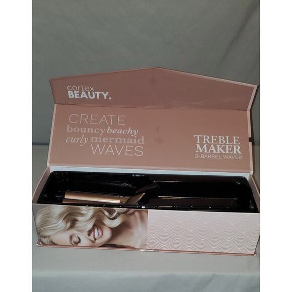 Cortex Beauty 3 Barrel Waver Treble Maker 1" Barrels NIB - Picture 7 of 7